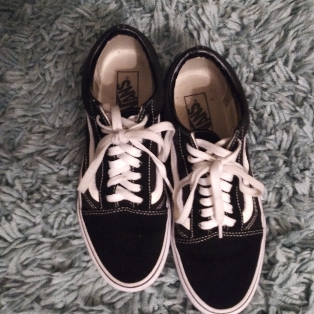 Unisex Old School Vans Black Suede